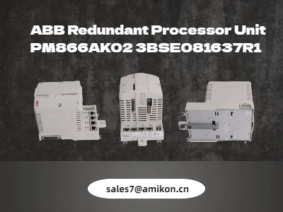 Unité de processeur redondante PM866AK02 3BSE081637R1 ABB
