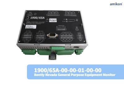Moniteur d'équipement à usage général Bently Nevada 1900/65A-00-00-01-00-00
