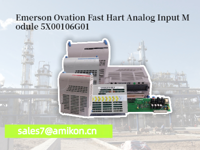 5X00106G01 Module d'entrée analogique Emerson Ovation Fast Hart
